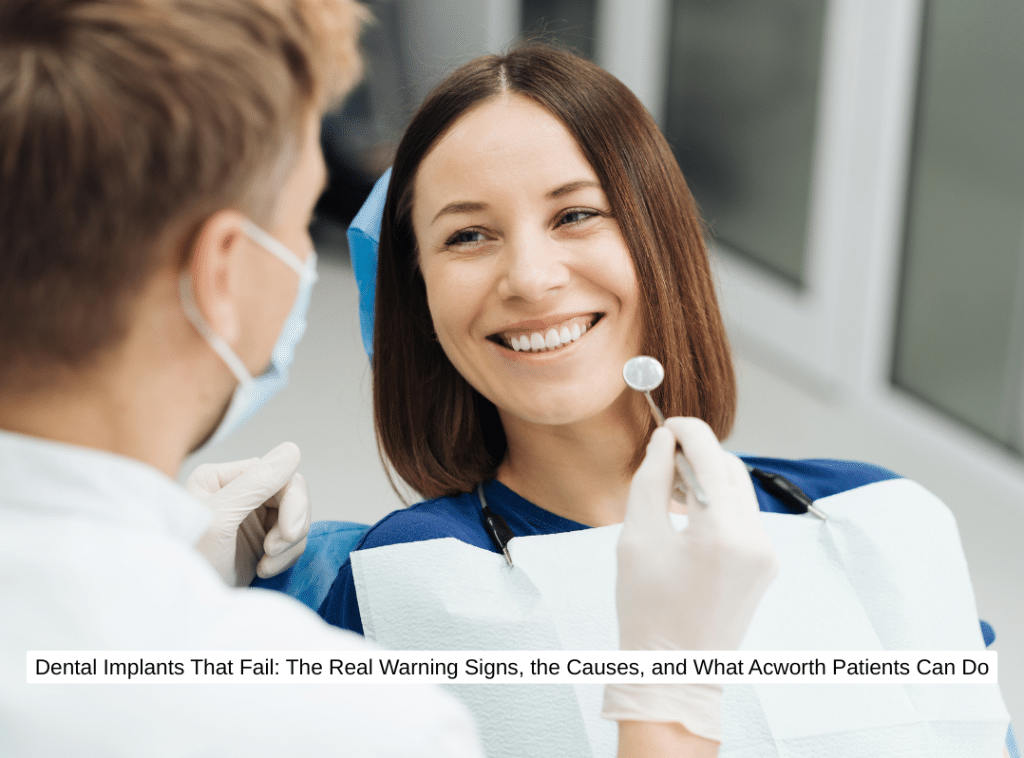 Dental Implants That Fail The Real Warning Signs, the Causes, and What Acworth Patients Can Do