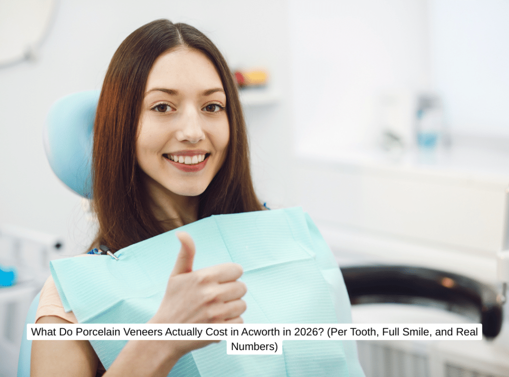 What Do Porcelain Veneers Actually Cost in Acworth in 2026? (Per Tooth, Full Smile, and Real Numbers)